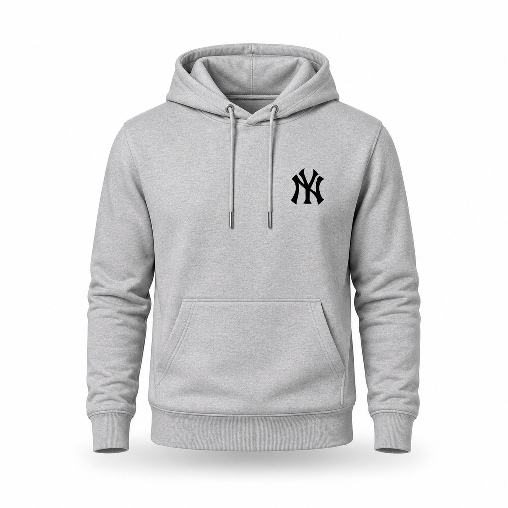 Casaco Moletom Masculino com Capuz Canguru Blusa de Frio Inverno Hoodie NY Qualidade Premium Confortável Casual