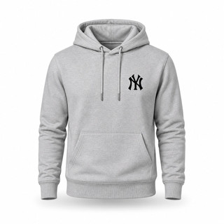 Casaco Moletom Masculino com Capuz Canguru Blusa de Frio Inverno Hoodie NY Qualidade Premium Confortável Casual