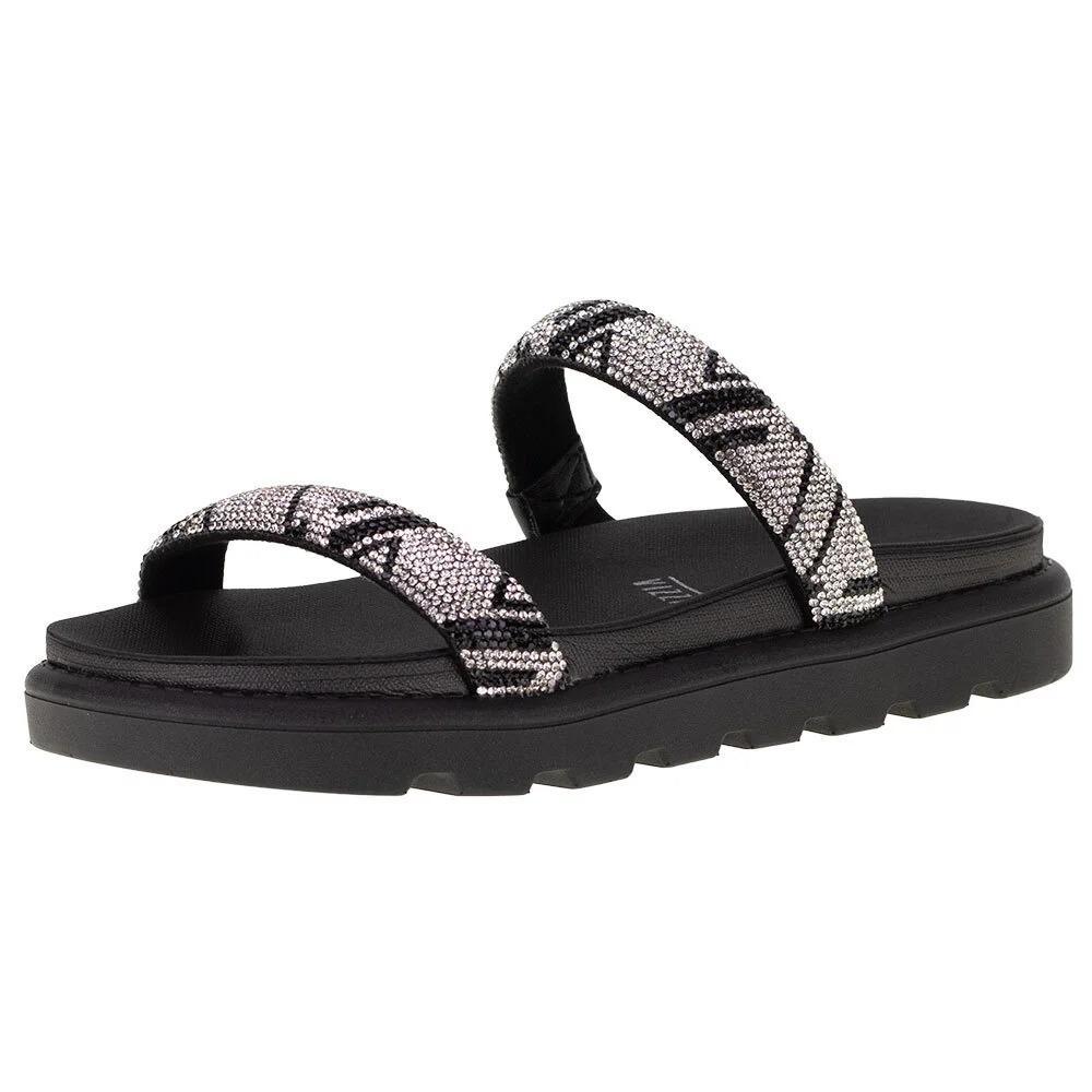 Tamanco Moleca Strass Casual Feminino — imagem 2 de 2