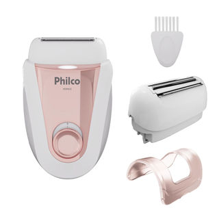 Depilador Philco Bivolt 4 acessórios Corpo e Rosto PDPE01