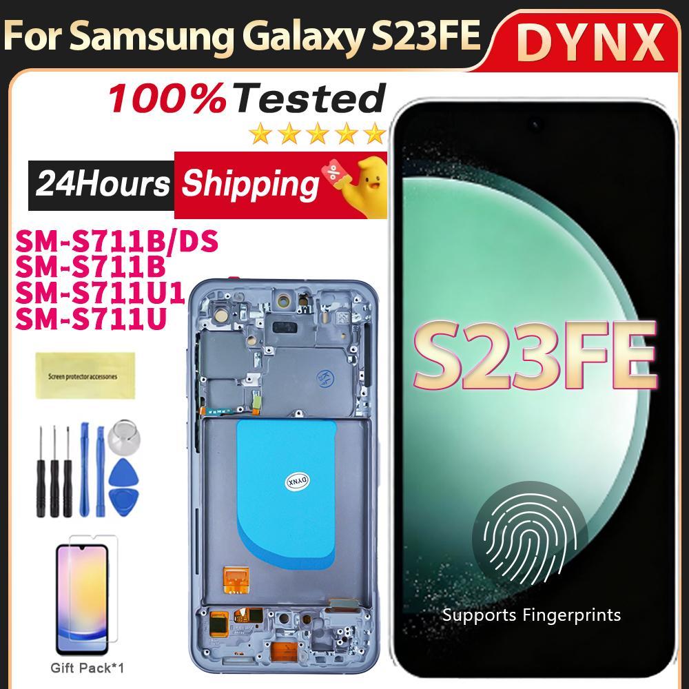 6.4'Display OLED Para Samsung Galaxy S23 FE LCD Digitador Da Tela De Toque S23FE