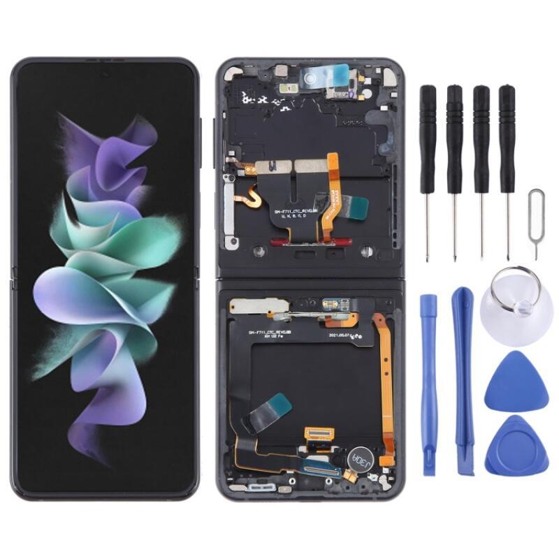 Para Samsung Galaxy Z Flip3 SM-F711 LCD Original Com Quadro Tela De Toque Digita