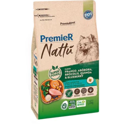 Ração Nattú Cães Adultos Pequeno Porte Sabor Abóbora Premier Pet 1Kg