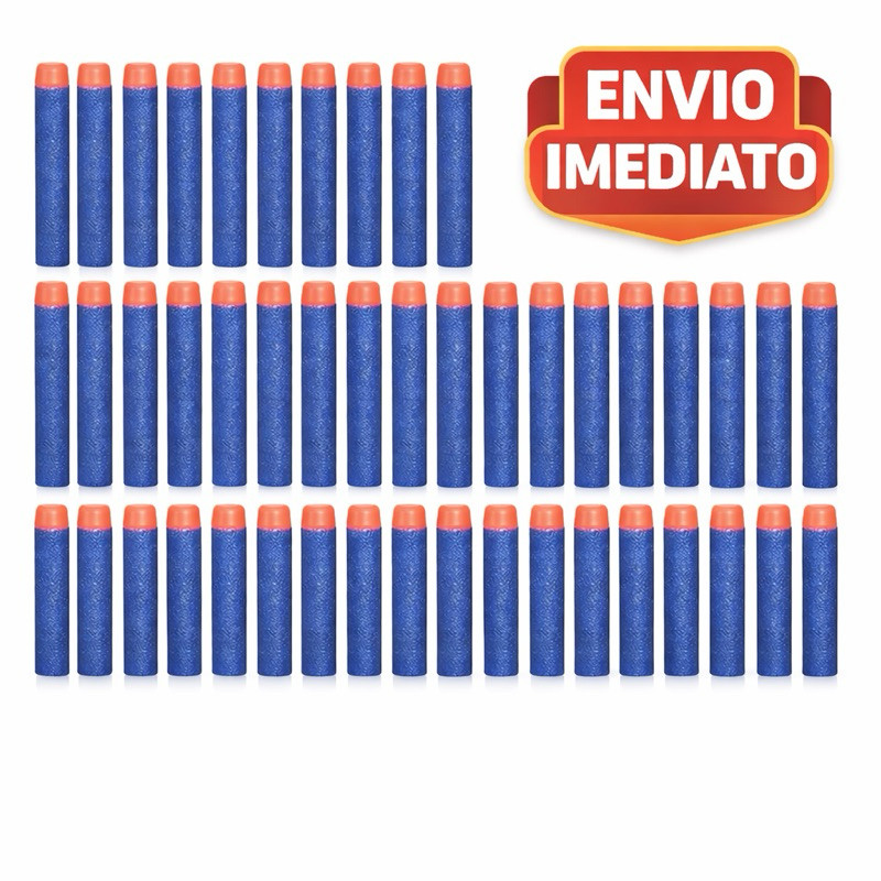 Refil Munição Dardos Bala Eva Compatível Arminha De Brinquedo Nerf