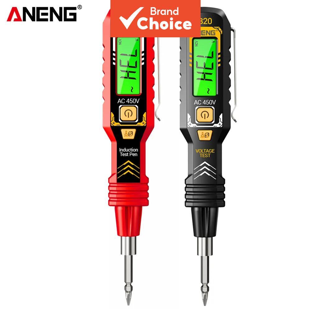 Caneta Testadora De Tensão Sem Contato ANENG B20 De Uma Peça , Detector AC De 30-1000V Com Alarme De Luz Sonora E De Fun