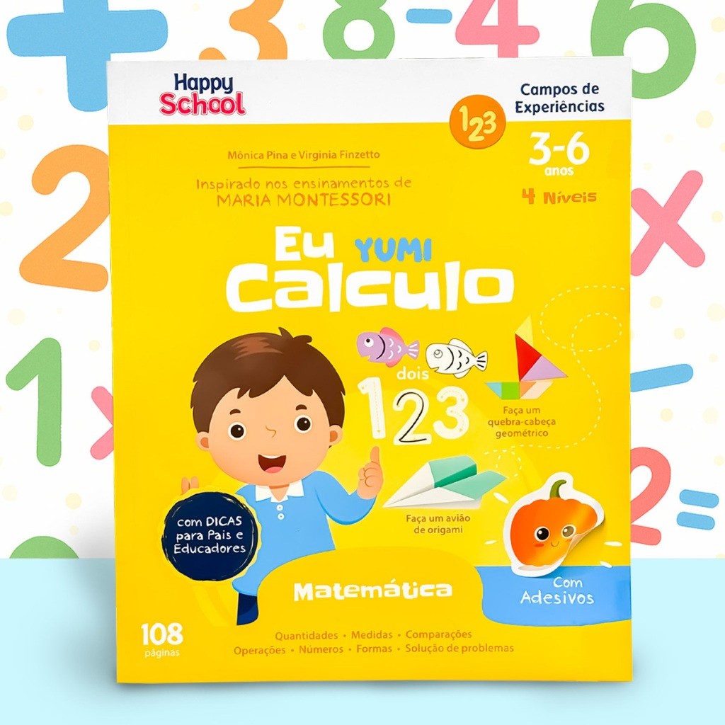 Livro Matemática 3-6 Anos 4 Níveis: Educação Infantil | Atividades Educativas |