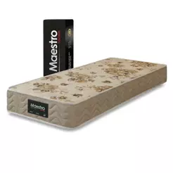 Colchão Solteiro Espuma D33 Certificada Ortopédico 78x188x20CM Maestro Colchões