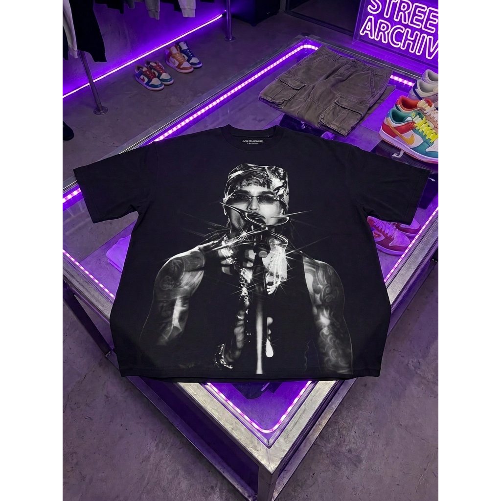 Camiseta Oversized Estampada MATUE SHOW | Fio 100% Algodão | Lançamento 2026 para homens e mulheres