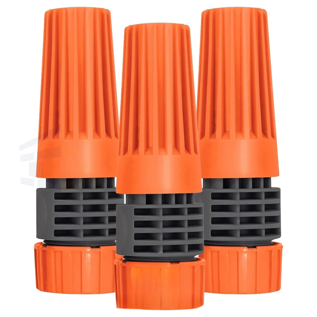 Kit 3 Unidades Esguicho Spray para Mangueira 1/2 Irrigação Regar Jardim Engate Rosqueado -Tramontina