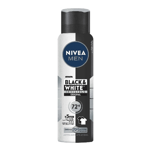 Nivea Desodorante aerosol black & white invisible Men 150ml