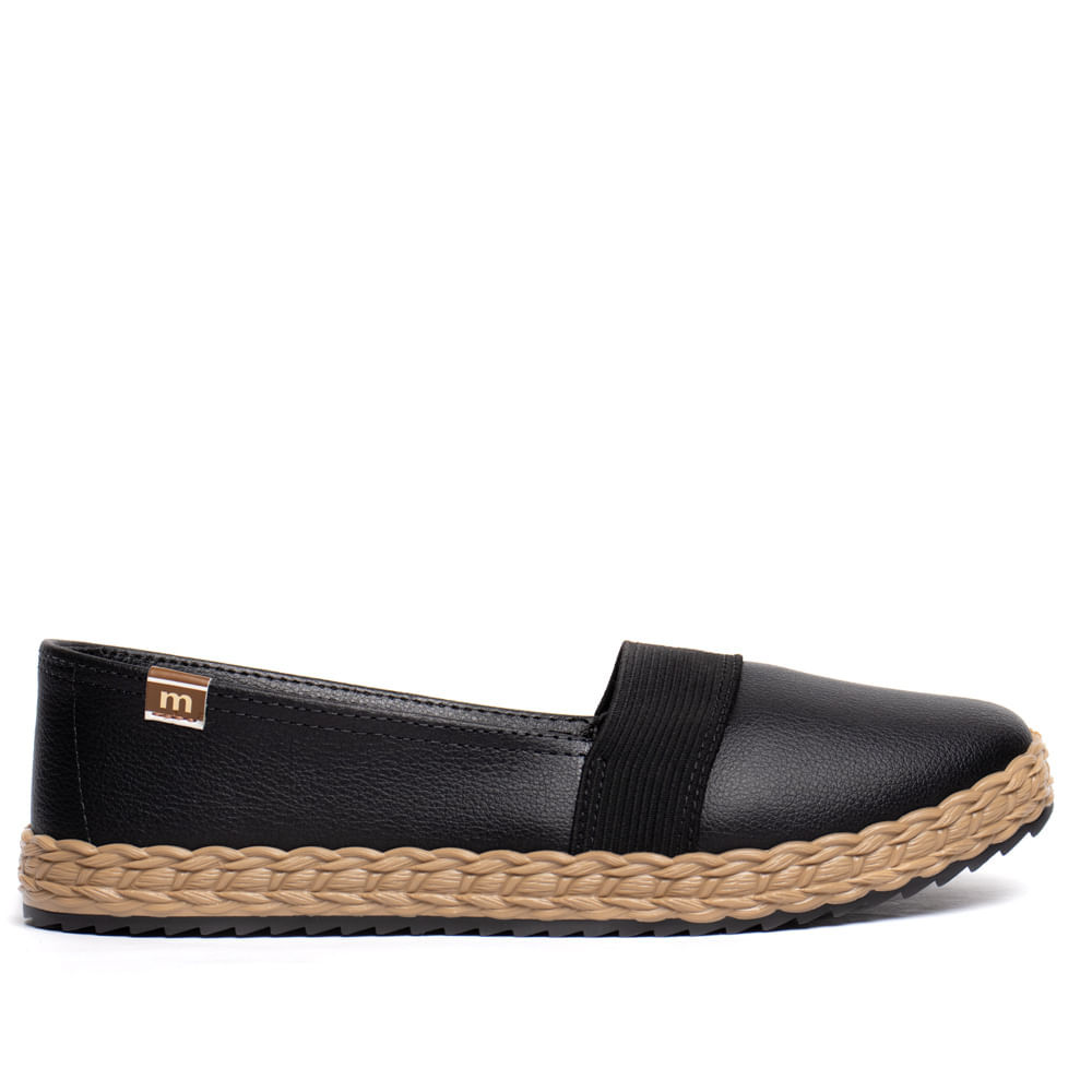 Sapatilha Feminina Moleca Napa Floather Preto