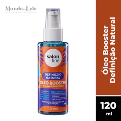 ÓLEO BOOSTER DEFINIÇÃO NATURAL SALON LINE 120ML