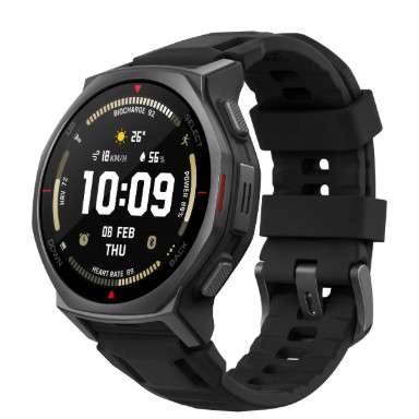 Amazfit T-rex 3 Pro Smartwatch 44mm Tela 1.32 Silicone Preto