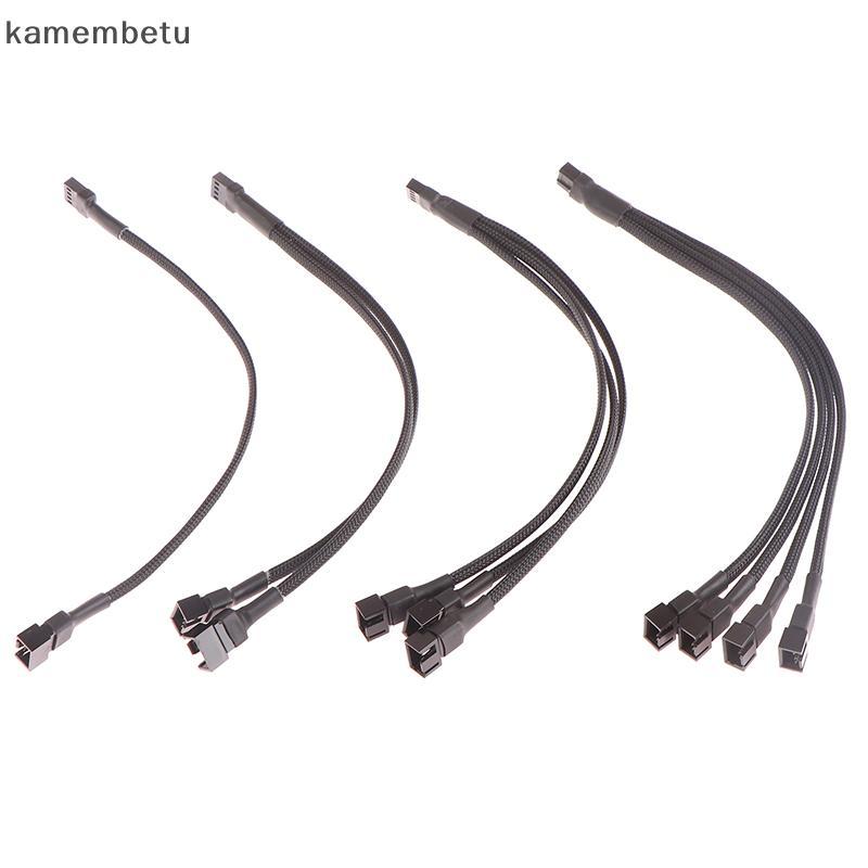 Kame 1Pc Ventilador Divisor Cabo 4pin Adaptador 1 A 1 2 3 4 Computador CPU PC Extensão De Alimentação Acessórios ka