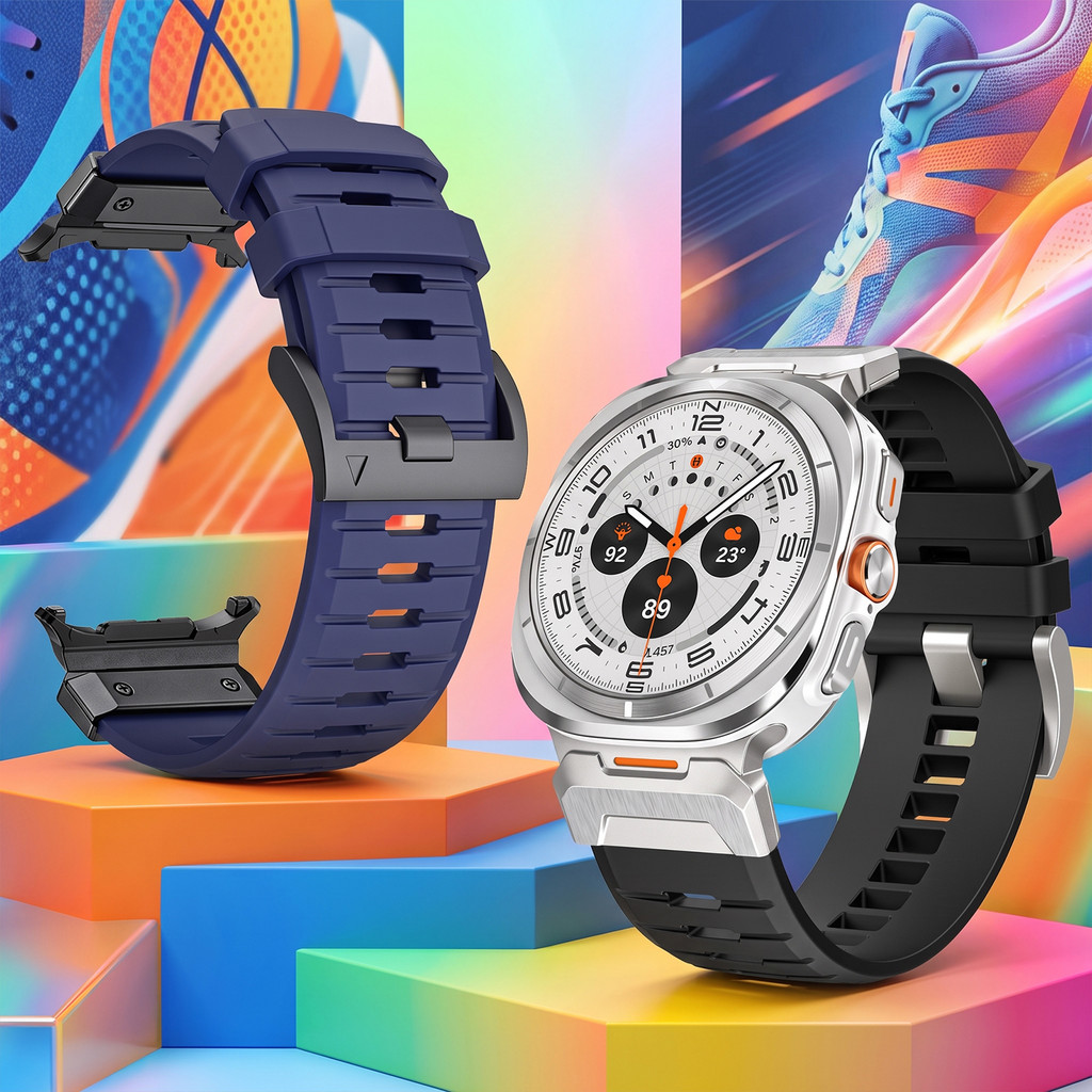 Pulseiras De Borracha Premium FKM , Resistentes À Água E Ao Suor , Pulseira Espo