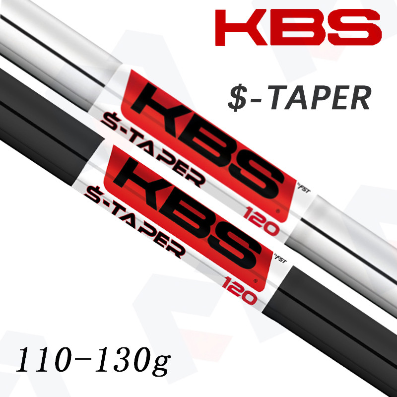Original autêntico KBS $-TAPER haste de ferro de golfe haste de aço controle corporal estável preto prata haste de aço c