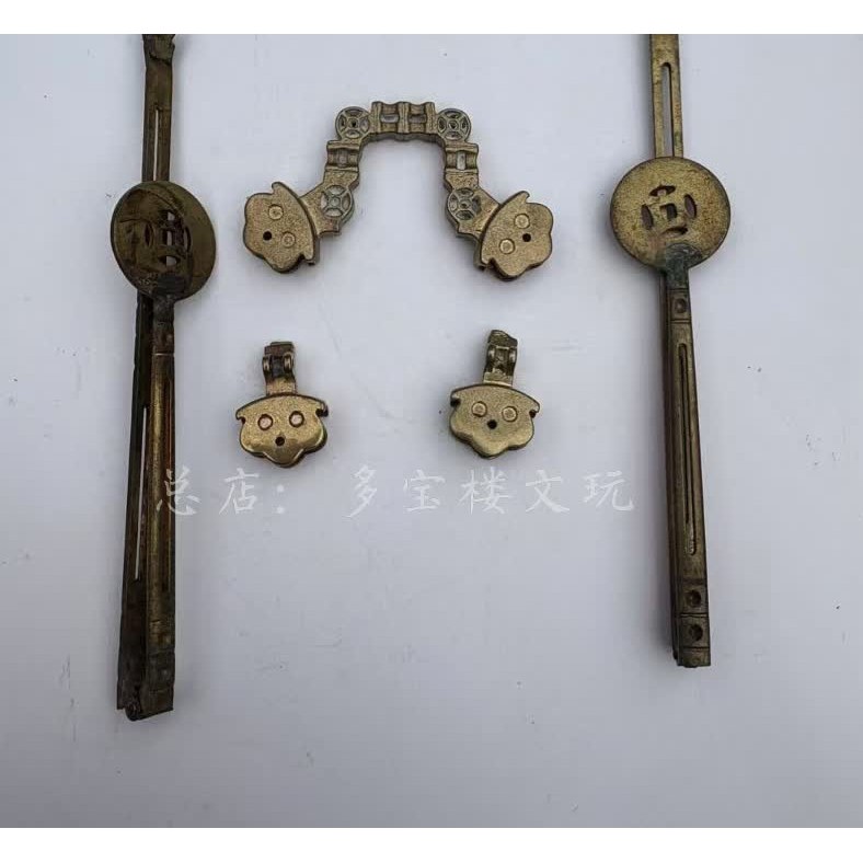 Acessórios de óculos de cristal retrô república da China óculos antigos acessórios de armação de latão acessórios de arm