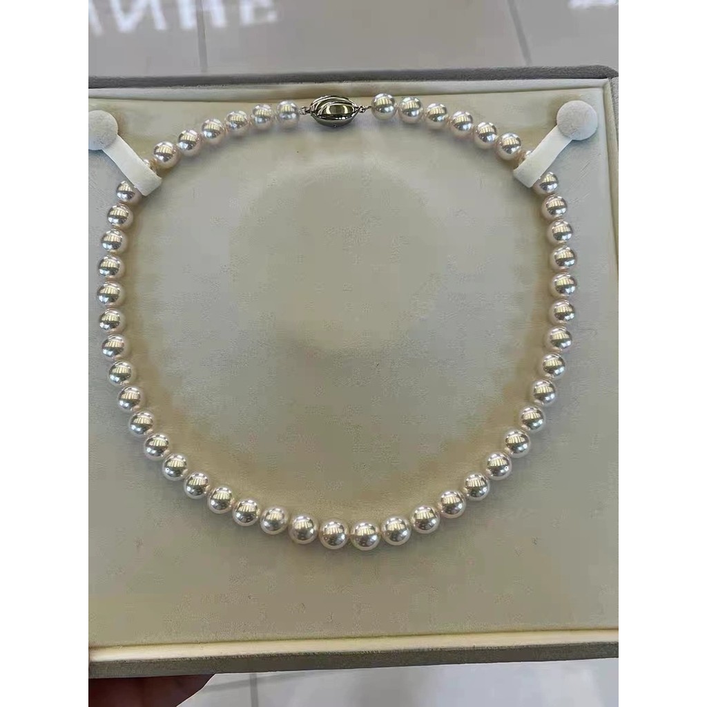 925 prata shijia pérola colar luz luxo francês shijia pérola colar feminino pérola clavícula corrente febre Blogger