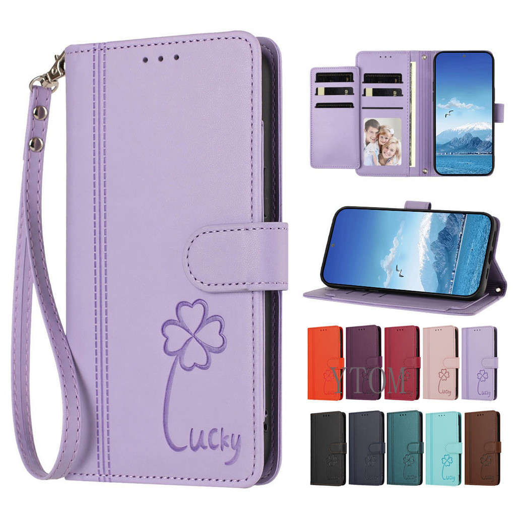 Capa Para Xiaomi 13T 12T Poco M6 Pro 4G Redmi 13C 13 4G Note 13 + 5G Carteira Fl