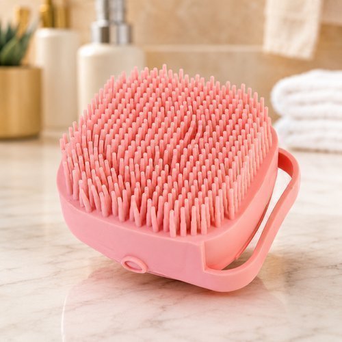 Escova Banho Pet Versatil Cerdas Macias Design Ergonômico Tamanho Ideal