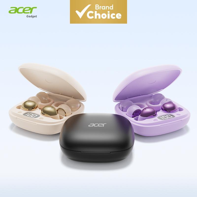 Fones de ouvido sem fio Acer OHR817, modelo aberto, intra-auriculares, com cancelamento de ruído, Bluetooth 6.0, até 20h