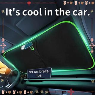 Capa De Proteção Solar Para Carro, Janela Frontal Adequada Pára-Brisa Reflexivo UV , Efeito De Resfriamento