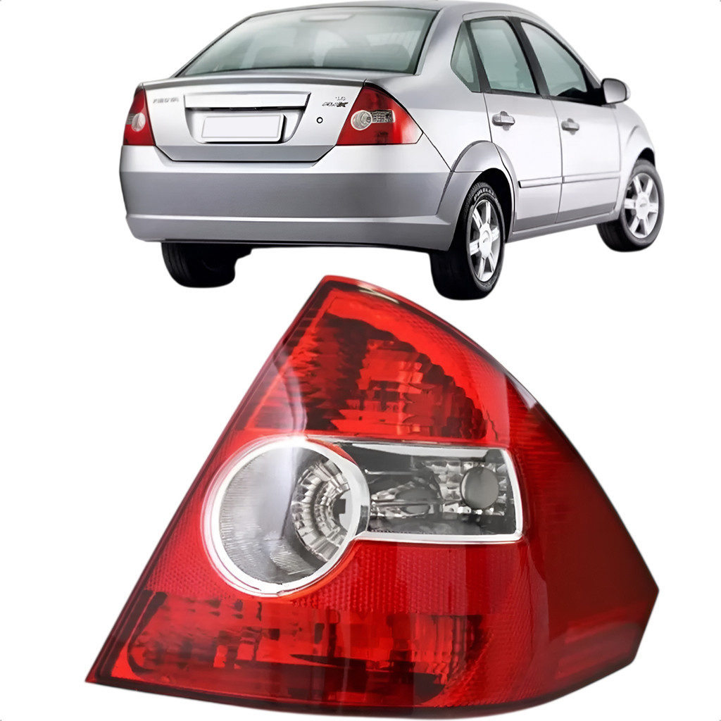 Lanterna Traseira Ford Fiesta Sedan 2003 2004 2005 2006 2007 2008 2009 2010 Bicolor HT