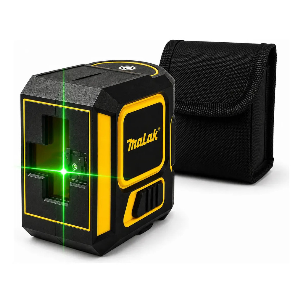 Nível Laser Verde 2 Linhas Malak Para Obra E Reforma---TopZemShop---