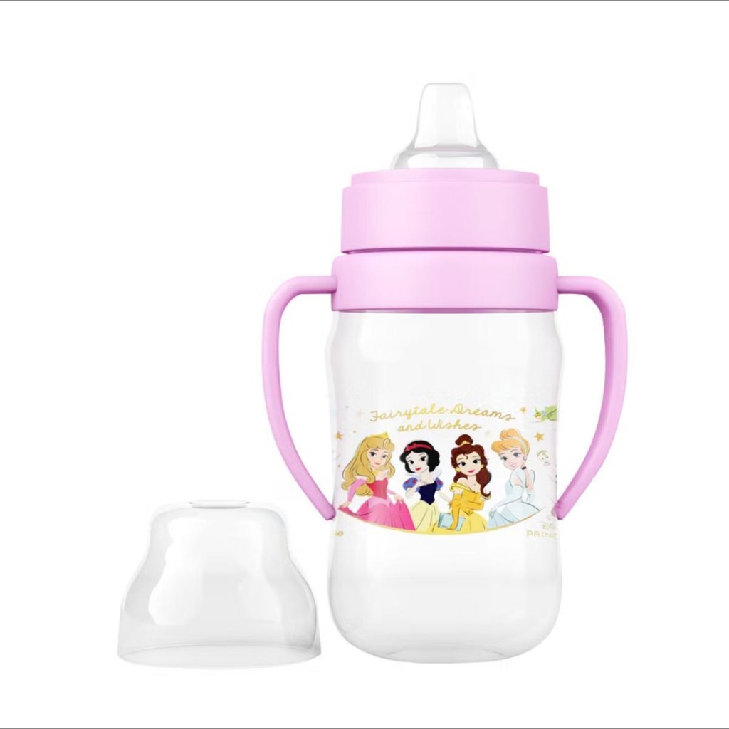 Super Copo de Treinamento das Princesas c/ Alça Funcional Bico Flexível