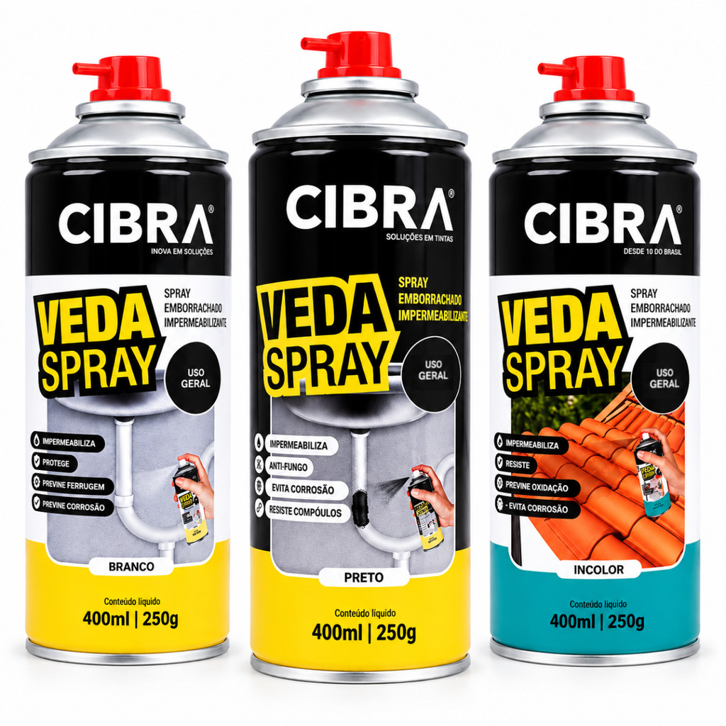 Impermeabilizante Emborrachado 400ml Cores/Un 1, 2 e 6