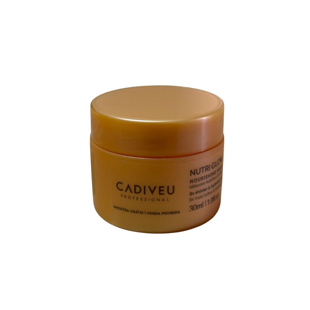 Mini Mascara Nutritiva Cond 30ml Nutri Glow – Cadiveu - BRINDE