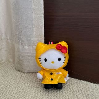 711 Edição Limitada de Jantar, Chapeu de Chuva Amarelo, Chaveiro de Bolsa Kitty, Boneco de Pelúcia Fofo, Acessório de Bo