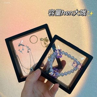 9PE filme embalagem jóias rack pulseira acrílico transparente Display rack de armazenamento plástico grânulo caixa armaz