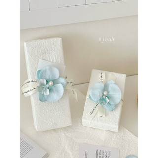 Papel de embrulho de presente decoração de caixa de cigarro ~ branco diy High-End sentimento plissado pedra padrão prese