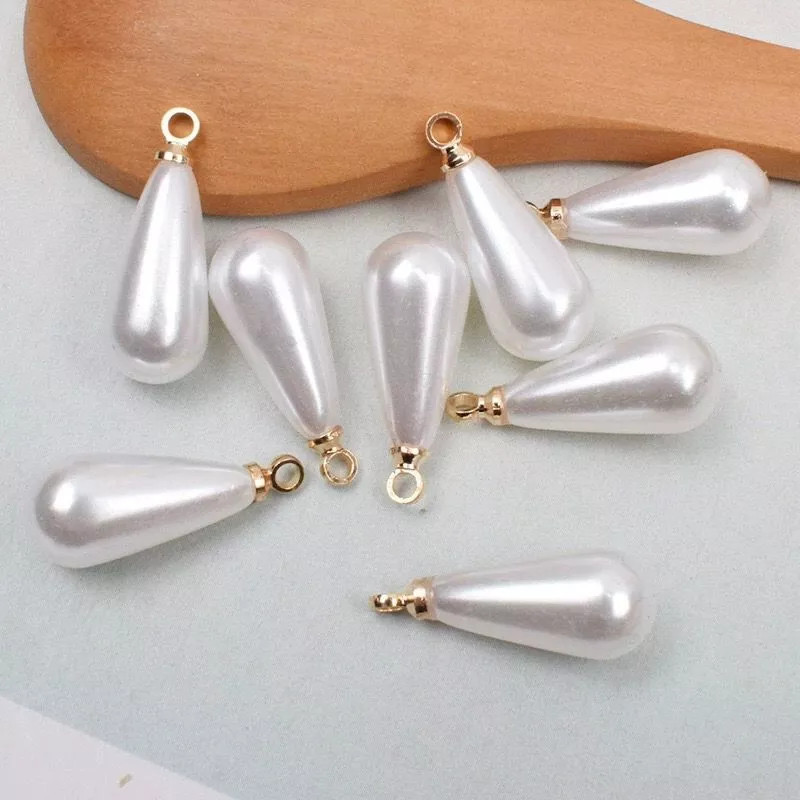 300Pcs Pingente De Pérola Para Acessórios De Joias 7*13mm Adequado para vários acessórios de pulseira de moda Xinxin