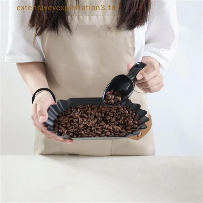 Casa EE 1 Pçs Tipo Funil Pá De Pó De Café Expresso Colher De Pesagem Bandeja Dispensadora Terno Para Chá Solto Pesando