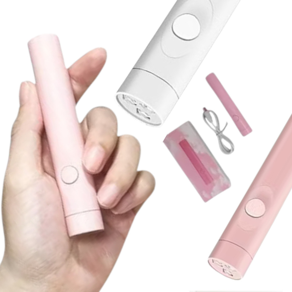 Mini Lanterna de Unhas Portátil USB com Secagem Rápida Luz UV.
