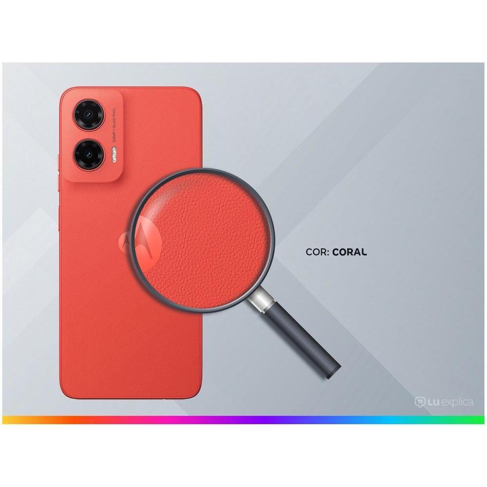 Smartphone Motorola Moto G35 256GB 5G 4GB RAM+8GB Ram Boost 5G 6, 7" Câm. Dupla + Selfie 16MP — imagem 2 de 2