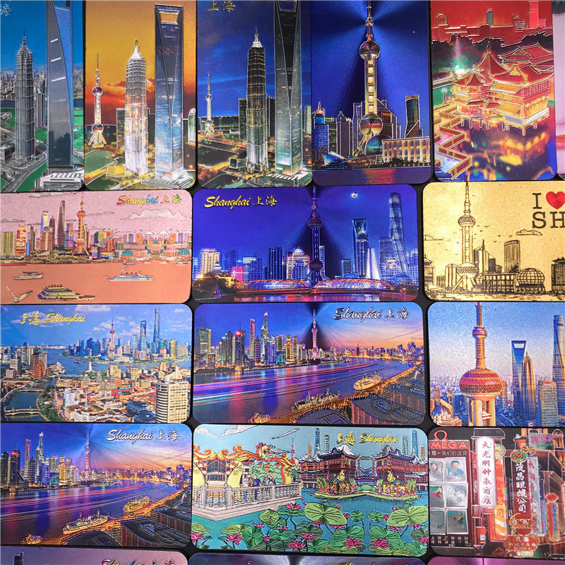 Adesivos de geladeira ímãs High-End característica presentes de negócios China Shanghai Oriental pérolas lembranças turí