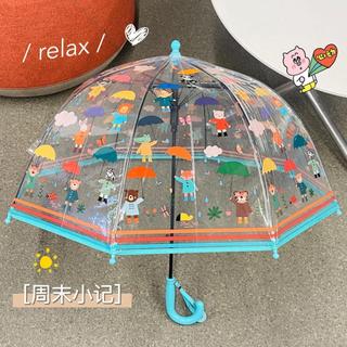 Guarda-chuvas infantis, estoque pronto, crianças, meninos, meninas, princesa transparente, guarda-chuvas ensolarados, es