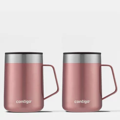 Kit com 2 Canecas Térmicas Street Rose Contigo | 414ml