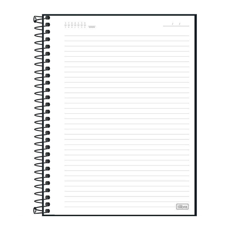 Caderno executivo capa dura colegial 63g 80 folhas Organizer Tilibra · foto 2