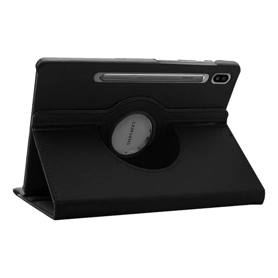 Capa Case Couro Samsung Galaxy Tab S10 FE+ Plus 13.1" – Base Giratória e Suporte