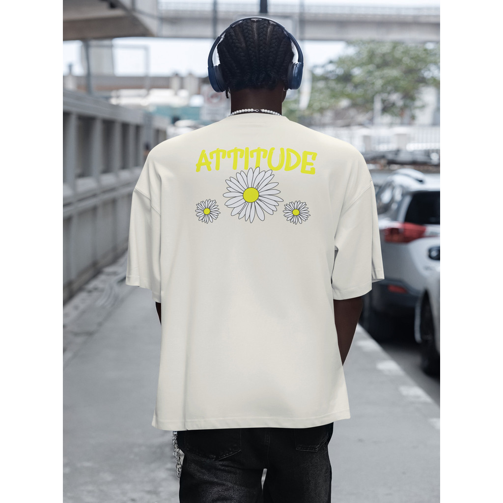 Camiseta Oversized Masculina 100% Algodão Streetwear Estampada Atitude Gola Canelada Treino Unissex Feminina Verão Natal