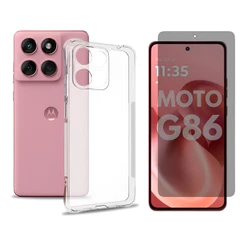 Capa Capinha Anti Impacto Compatível Com Motorola Moto G86 E/OU Película 3D Privacidade