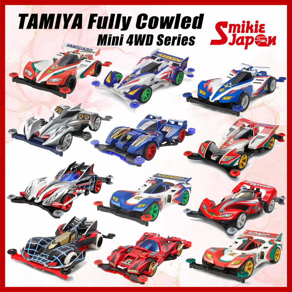 TAMIYA Fully Cowled Mini 4WD Series Cyclone Magnum/ Vanguard Sonic/ Magnum Saber/ Brocken Gigant Premium