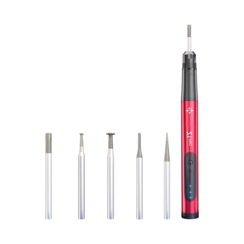 Estone Compacto Mini Furadeira Elétrica 20000RPM Caneta De Gravação Em Madeira USB Ferramenta Rotativa Sem Fio