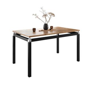 Mesa de Jantar Malva 136cm Preta Nature Artefamol Elegante e Resistente para Família em Oferta na Shopee