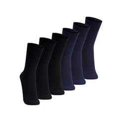 Kit com 6 Pares de Meias Social Lupo 1795-004 Colorido