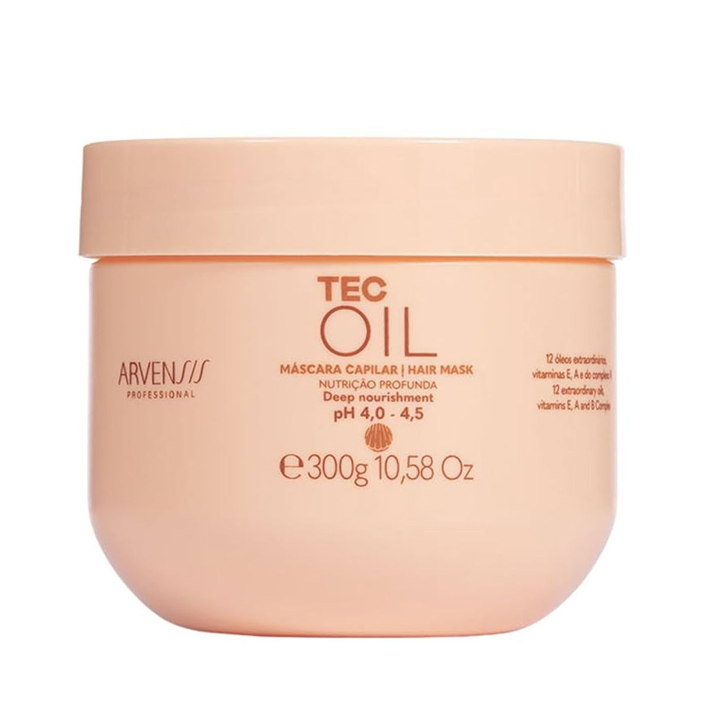 Mascara Capilar Arvensis Tec Oil 300g em Oferta na Shopee